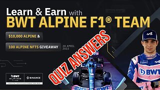Binance Alpine Learn And Earn Quiz Answers!