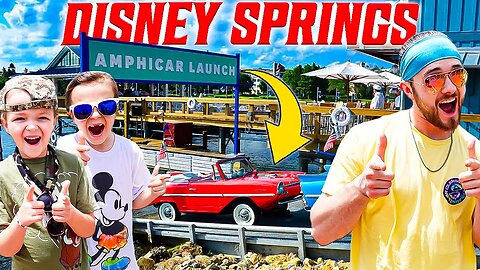 We Rode In An Amphicar At Disney Springs Orlando