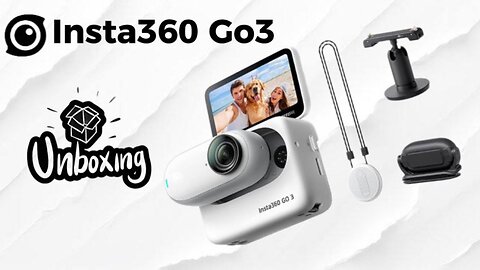 Mighty Tiny Camera Insta360 Go3 Unboxing