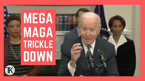 Biden Scolds GOP For Their 'MEGA MAGA Trickle-Down' Proposals