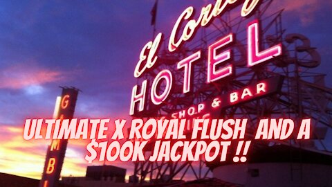 Royal flushes, 4 oaks & $100,000 Hand pay Jackpots !!
