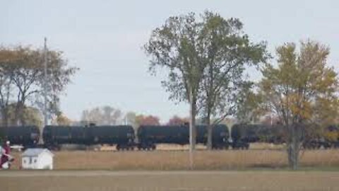 CSX Tanker Train from Bascom, Ohio October 11, 2020