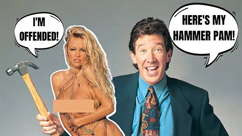 Pamela Anderson is Offended 30 Years Later By Tim Allen's Alleged D Flash! Gimme Me A Break..