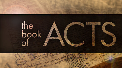 Through the Bible: Acts 2: 1 - 23