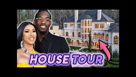 Cardi B & Offset House Tour - New Buckhead Atlanta Mega Mansion