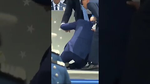 Biden Falls At Air Force Graduation