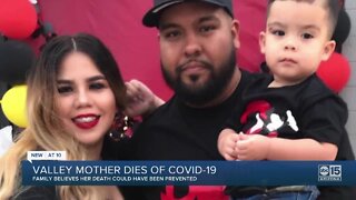 Valley mother dies of COVID-19