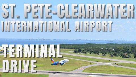 Driving into St. Pete-Clearwater International Airport (PIE) 🛫 With Pauses & Highlights