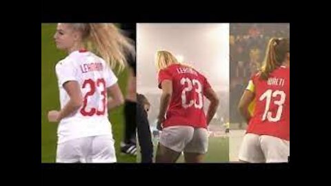 The strangest celebrations of female football players after scoring goals