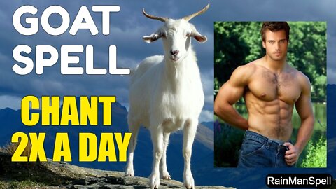 GOAT SPELL - BIG PHALLUS - PRIAPUS - MANTRA + SPELL - Increase Muscle Mass + Libido - For Men - GOD