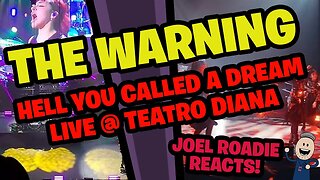 The Warning - Hell You Called a Dream (Live) | Teatro Diana - Roadie Reacts