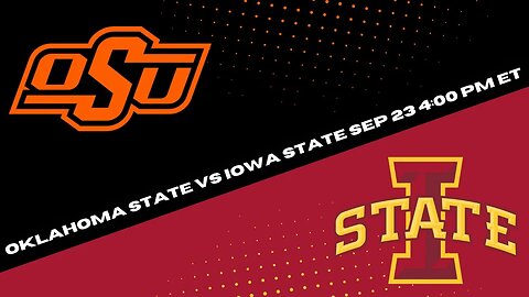 Oklahoma State Cowboys vs Iowa State Cyclones Prediction and Picks {Free College Football Pick 9-23}