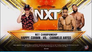 NXT Gold Rush Week 2 Baron Corbin vs Carmelo Hayes w/Trick Williams for the NXT Championship