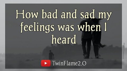 🕊 How bad and sad my feelings was when🌹 | Twin Flame Reading Today | DM to DF ❤️ | TwinFlame2.0 🔥