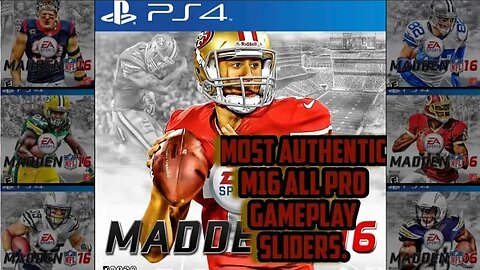 Most Authentic M16 All Pro Gameplay Sliders. PS5. Real Enaging. Real Football. #eXpeRienCeNosTAlgia
