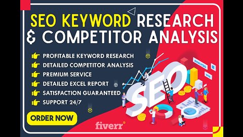 I will do SEO keyword research and competitor analysis