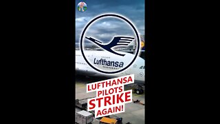 HUGE Lufthansa STRIKE again - travel chaos incoming! 🇩🇪