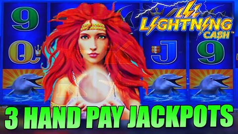 I Forgot About The $10,000 MAJOR Once I HIT 3 HAND PAY JACKPOTS on Lightning LINK!