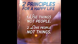 Two Principles for a Happy Life [GMG Originals]