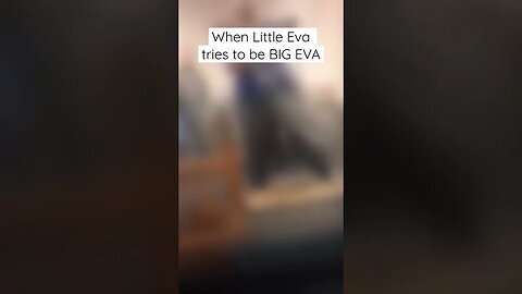When Little Eva tries to be BIG EVA #churchhumor #christiancomedy #cwac