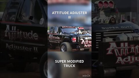 Attitude Adjuster II Blown 4x4 Pulling Truck! #truckpulls #truck #tractorpull