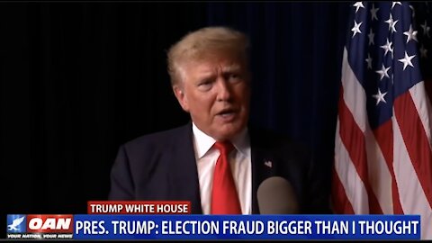 Trump discusses election fraud: Christina Bobb OAN interview