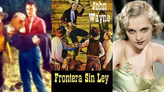 LA FRONTERA SIN LEY (1934) John Wayne George 'Gabby' Hayes | Occidental | blanco y negro