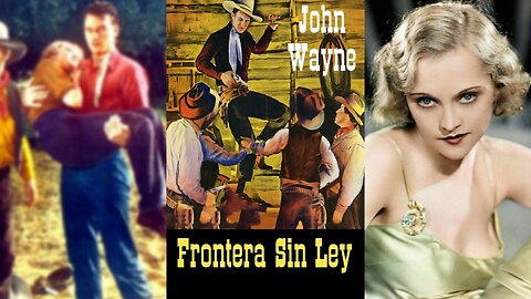 LA FRONTERA SIN LEY (1934) John Wayne George 'Gabby' Hayes | Occidental | blanco y negro