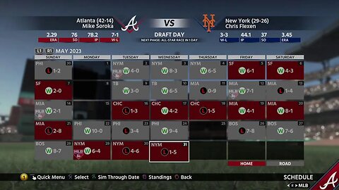 Braves Dynasty S:6 2023 G:56 VS NYM (42-13)