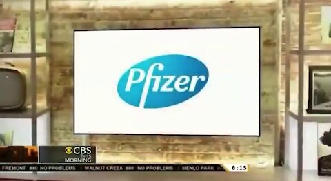 Pfizer Ad " sponsored on all News Networks in America " CNN,MSNBC, ABC