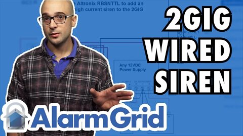 Adding a Wired Siren to a 2GIG GC3