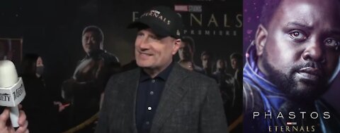 "JUST THE START," Says Kevin Feige About Eternals PHASTOS, A Race Swapped 1st Openly Gay Hero