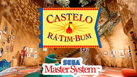 Jogando Castelo Rá-Tim-Bum de Master System