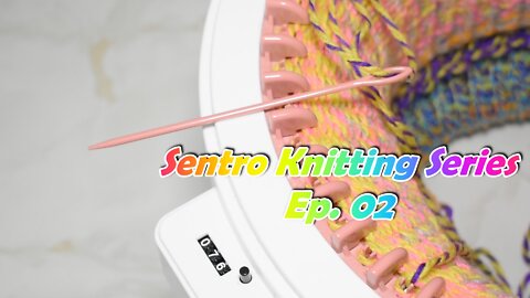 Casting Off On the Sentro Knitting Machine