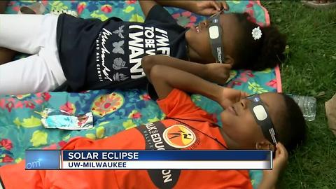 Thousands gather at UWM for a glimpse of the eclipse
