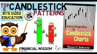 CANDLESTICK PATTERNS by THOMAS BULKOWSKI - The top 5 Candlestick Chart Patterns with STATISTICS.