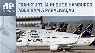 Aeroportos da Alemanha cancelam todos os voos desta sexta-feira (17) devido à greve de funcionários