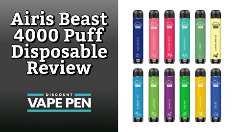 Airis Beast 4000 Puff Disposable Review