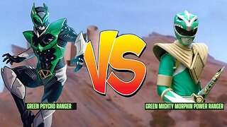 Green Power Ranger vs Psycho Green Ranger