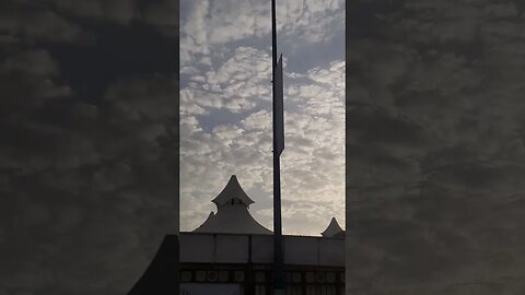 Hajj Day 5, Clouds in Mina: Beautiful Morning, MashAllah #hajj #mina #clouds #morning