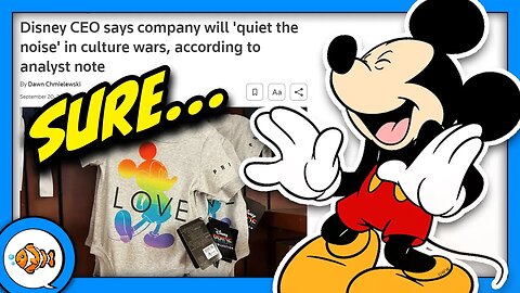 Disney Wants to 'Quiet the Noise' in the Culture War?!