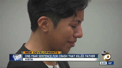 One-year sentence for Fallbrook crash that killed father