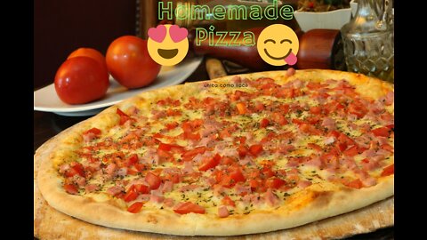 HOW TO MAKE PERFECT HOMEMADE PIZZA VERY EASY | PIZZA DOUGH