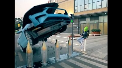 The Future of Traffic Enforcement. Funny Tech from China