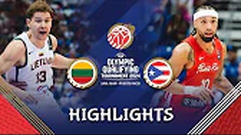 Final: Lithuania 🇱🇹 vs Puerto Rico 🇵🇷 / Highlights/ FIBA OQT 2024 Puerto Rico