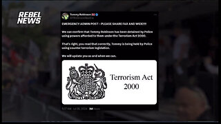 Tommy Robinson Arrested under Terrorism Act 2000 in London July 27, 2024