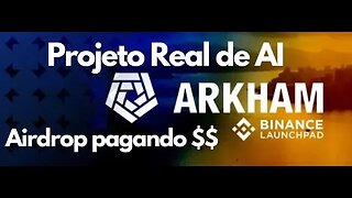 AIRDROP ARKHAM VAI SER LISTADO NA BINANCE (CONFIRA O SEU) LINEA SWAP TAREFAS PARA GANHAR CRIPTO BORA