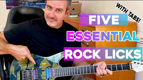 5 Essential Rock Licks - with tabs!