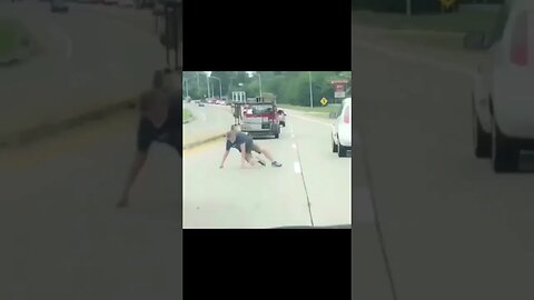 Guy who hit his jaw while in the middle of the road