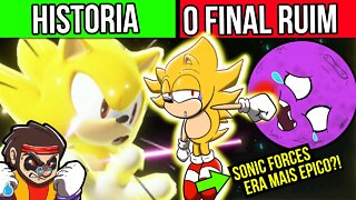 O FINAL RUIM DEMAIS do Sonic Mundo Aberto💎 - Historia de Sonic Frontiers